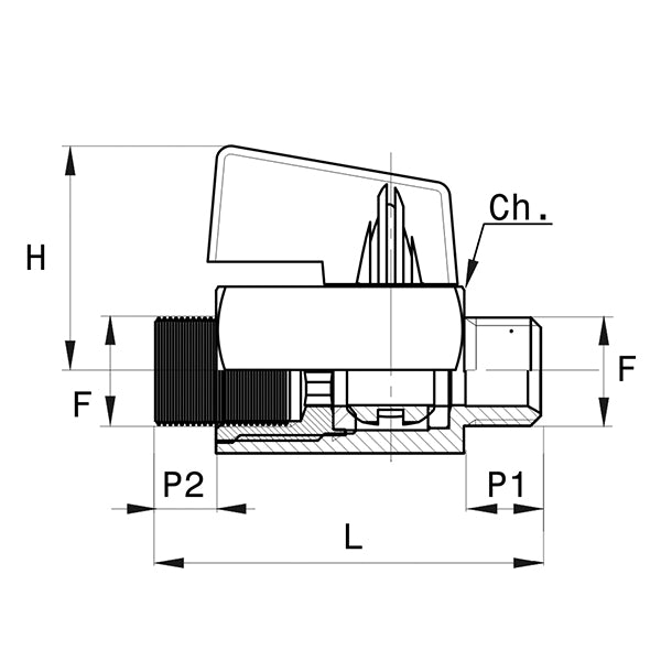 21/H - INLET/OUTLET MALE threaded line tap - Taps and Valves - Fittings - Ani (Pack of 5pcs) 21/H - INLET/OUTLET MALE threaded line tap - Taps and Valves - Fittings - Ani (Pack of 5pcs)